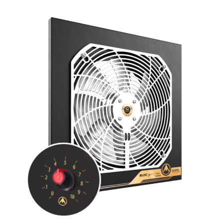 Wentylator osiowy-wyciągowy WOKS SILVER z silnikiem BLDC typu N. Tesla DOSPEL