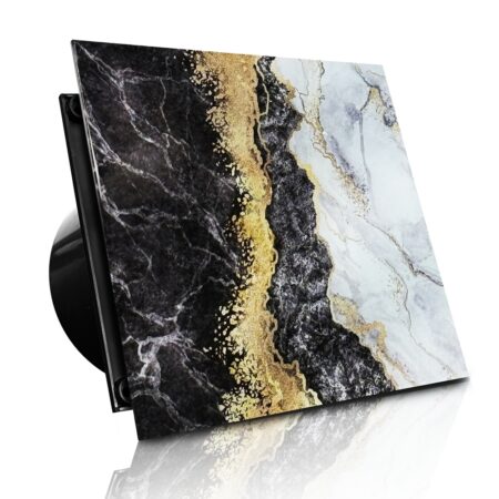 WENTYLATOR DOMOWY VERONI GLASS Ø120 - Carbon Way