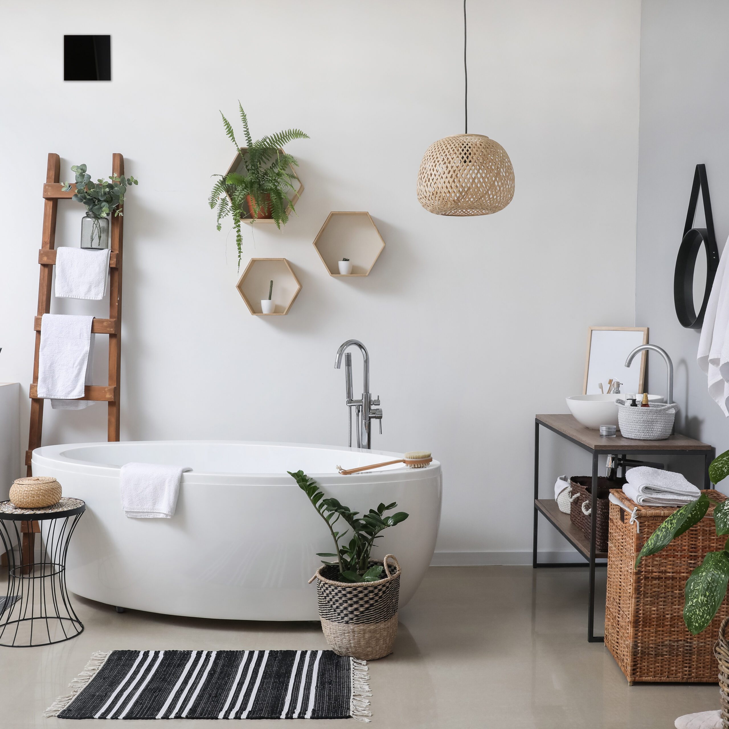 Veroni Glass 100 S-P Czarny Wentylator ścienny z przepustnicą / Black wall fan with damper - obrazek 7