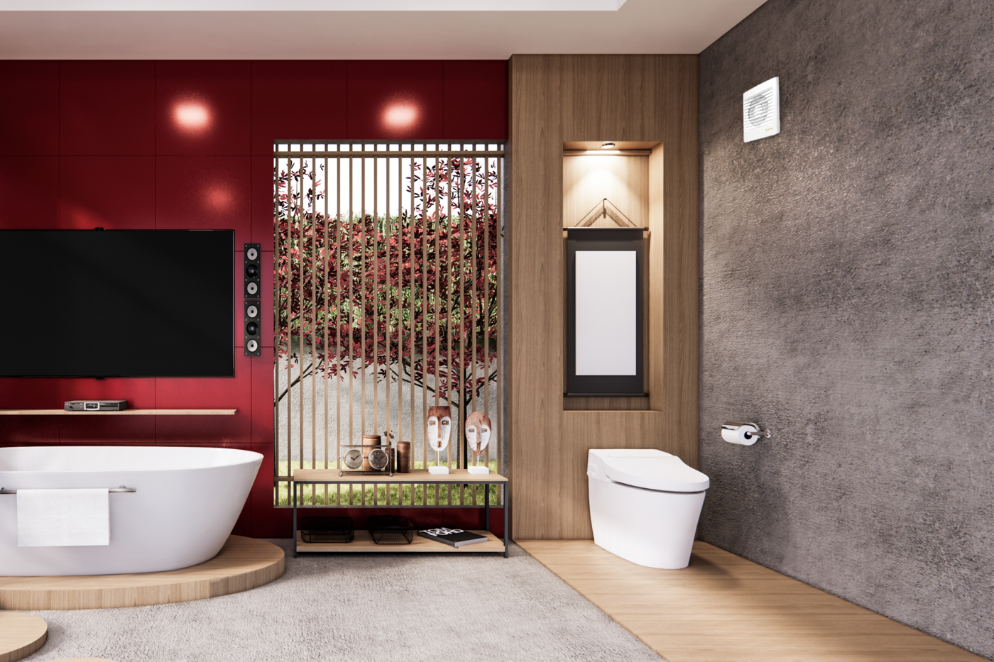 STYL II 120 WCH wentylator ścienny / wall fan - obrazek 5