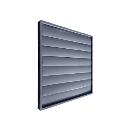 Kratka wentylacyjna z żaluzją RKŻ 450 szara DOSPEL